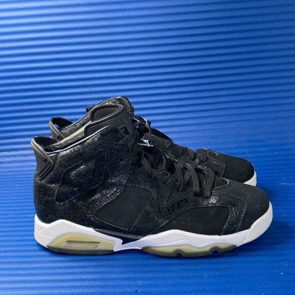 Size 7Y- GS Nike Air Jordan 6 Retro Heiress Athletic Shoe Sneakers 881430-029